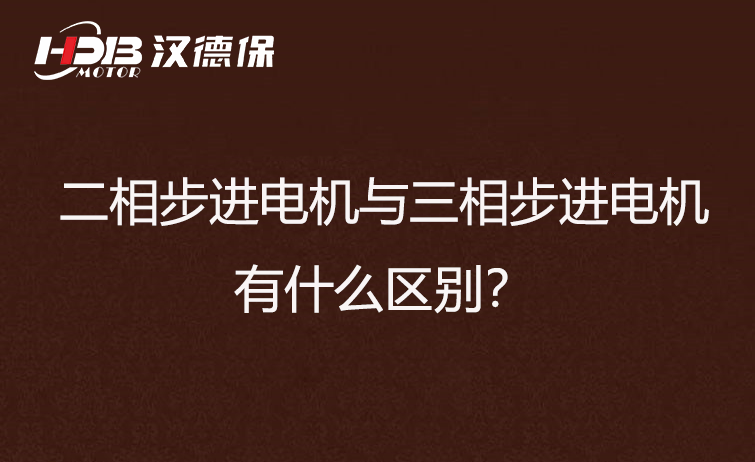 二相步進電機與三相步進電機有什么區(qū)別？差異在哪里？